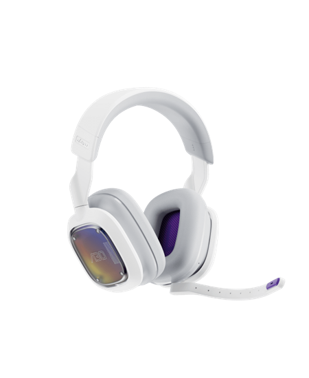 A30 Wireless Gaming Headset, White/Purple XBOX