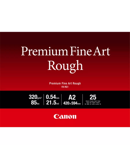 A2 FA-RG1 Premium Fine Art Rough Paper, 25 sheets