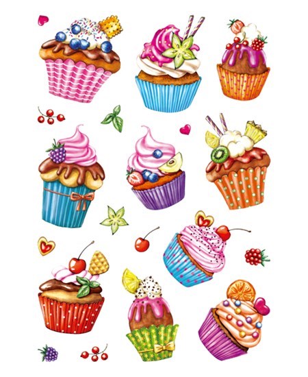 Herma stickers Decor muffins (2)