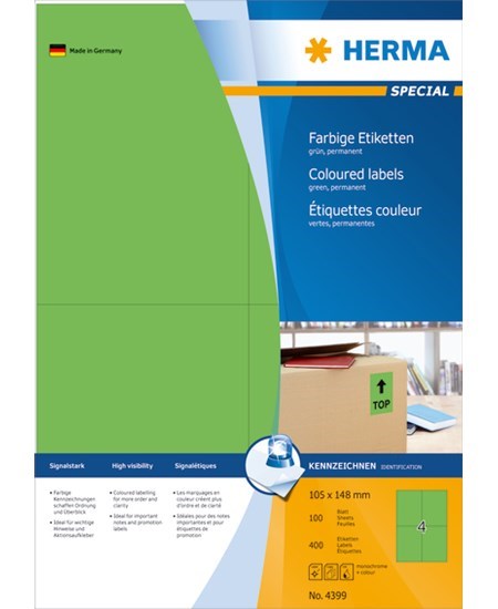 Herma etiket Special 105x148 grøn (400)