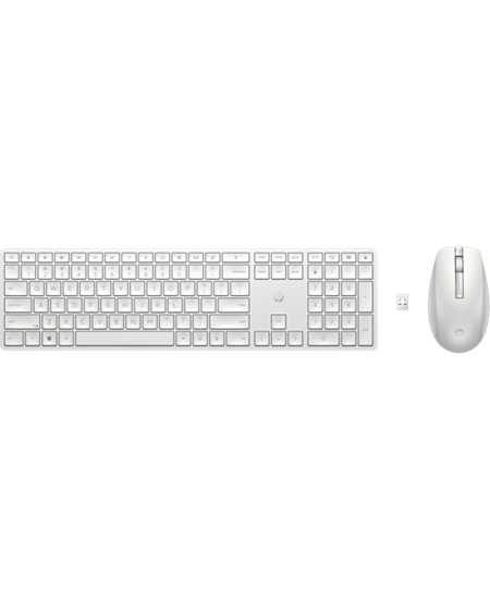 HP 650 Wireless Keyboard and Mouse Combo White (Consumer)