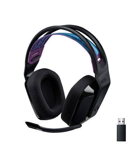 G535 LIGHTSPEED Wireless Gaming Headset, Black