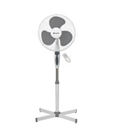 16'' Standing Fan 40CM (40W) with Remote, Grey