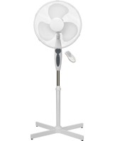 16'' Standing Fan 40CM (40W) with Remote, White