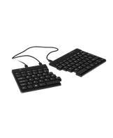 R-Go Split Break Ergonomic Keyboard (Nordic), wired, Black
