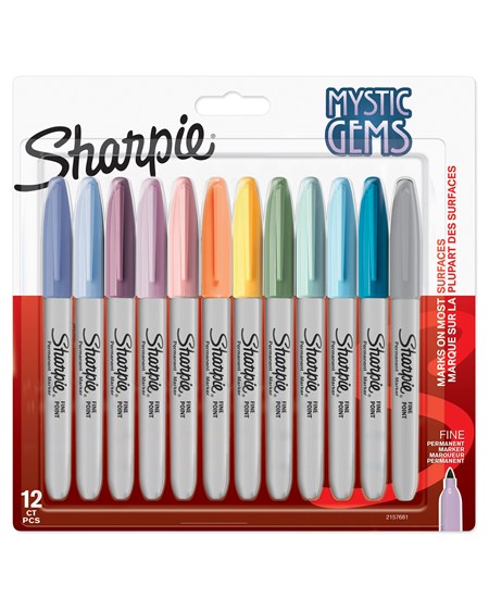 Marker Sharpie Fine 1,0mm Mystic Gems ass (12)