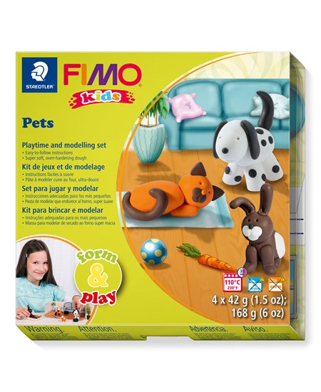 Modeller Fimo Kids Kæledyr 4x42g (4)