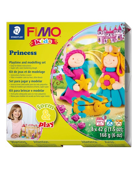 Modeller Fimo Kids Prinsesse 4x42g (4)