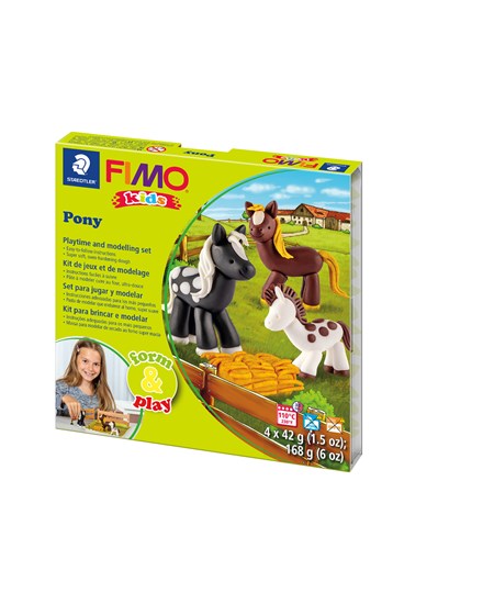 Modeller Fimo Kids Pony 4x42g (4)