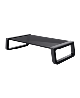 Monta Glass Monitor Stand, Black